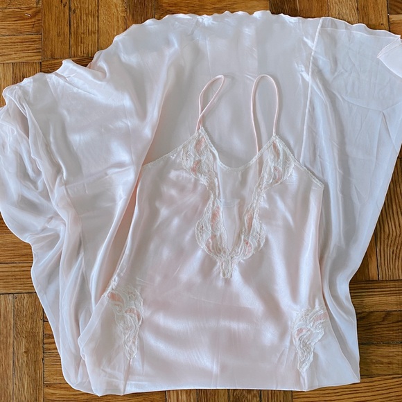 Sabina by Mervyn’s Pink Peek-a-Boo Slip Dress - Picture 5 of 5